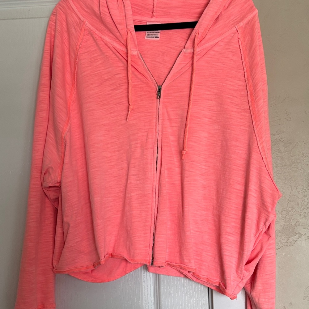 PINK Victoria's Secret Coral Hoodie